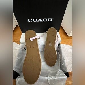 COACH DILLON SUEDE ESPADRILLE STRAPPY SANDAL VIOLET
